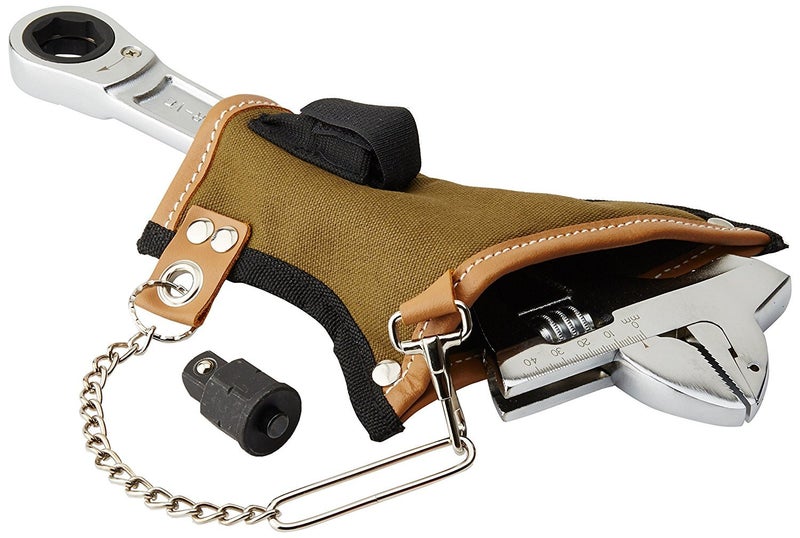 Proferred T10001 Mining Adjustable Wrench with Hammer, Chrome Finish, 12" - Image 1